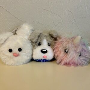 Bath & Body Works Fluffy Pom Pom Bunny, Patriotic Dog & Pastel Unicorn